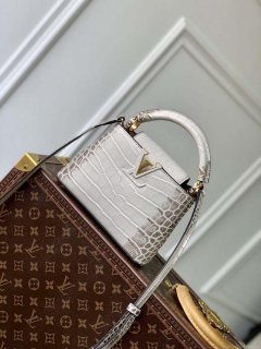 LV M48865 Louis Vuitton Capucines Mini Handbag Himalayas