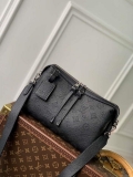 LV M24255 Louis Vuitton Hand It All PM Bag Mahina Black