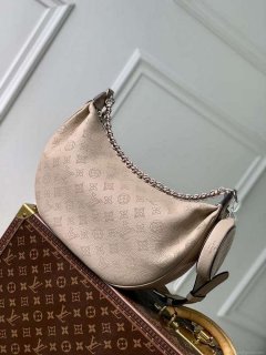 LV M22823 Louis Vuitton Baia MM Bag Mahina Galet Grey