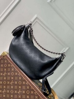 LV M22822 Louis Vuitton Baia MM Bag Mahina Black