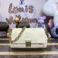 LV M46842 Louis Vuitton Favourite Bag bicolor Monogram Empreinte leather Green