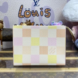 LV N40740 Louis Vuitton Toilet Pouch Bag Peach