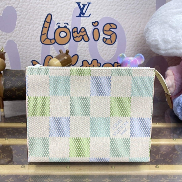 LV N40740 Louis Vuitton Toilet Pouch Bag Pistachio Green