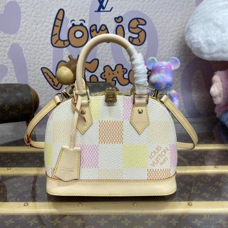 LV N40516 Louis Vuitton Alma BB Bag Peach Pink