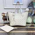 Louis Vuitton Blossom MM Mahina Tote Bag LV M21851 Beige