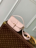 LV M83566 Louis Vuitton Nano Diane Bag Monogram Empreinte leather Opale Pink