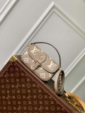 LV M83300 Louis Vuitton Nano Diane Bag Monogram Empreinte leather Tourterelle Beige / Cream