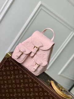 LV M47074 Louis Vuitton Playful Backup Backpack Bag Opal Pink