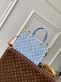 LV M24897 Louis Vuitton Let Go PM Bag Sky Blue Monogram denim