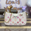 LV M83448 Louis Vuitton Easy Pouch On Strap Bag Monogram Empreinte Crame Pink