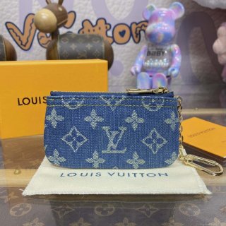 LV M82961 Louis Vuitton New LV Remix Key Pouch Monogram denim