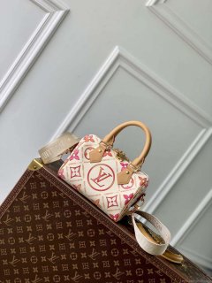 LV M11209 Louis Vuitton Speedy Bandoulière 20 Bag Coral