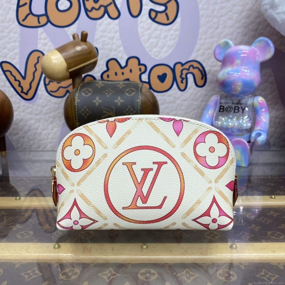 LV M11239 Louis Vuitton Pochette Cosmétique PM Bag Coral