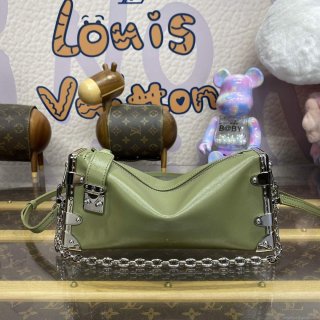 LV M25445 Louis Vuitton Slim Trunk Bag Green