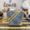 LV N40706 Louis Vuitton Chess Messenger Bag Blue