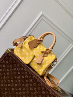 LV M24426 Louis Vuitton Speedy P9 Bandoulière 25 Bag Monogram Leather Yellow