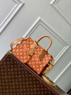 LV M24423 Louis Vuitton Speedy P9 Bandoulière 25 Bag Monogram Leather Orange