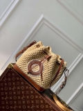 LV M24722 Louis Vuitton Noé BB Bucket Bag Natural / Tan