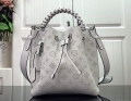 LV M58483 Louis Vuitton Muria Mahina Bucket Bag Snow White