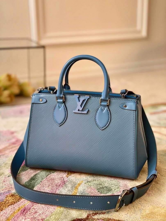 LV M57681 Louis Vuitton Grenelle Tote PM M57680 Blue