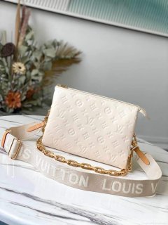 LV M57793 Louis Vuitton Coussin PM Bag M57790 Cream