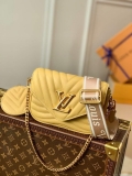 LV M57942 Louis Vuitton New Wave Multi Pochette Bag M56468 Yellow