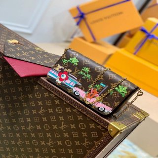 LV M80859 Louis Vuitton Felicie Pochette Monogram