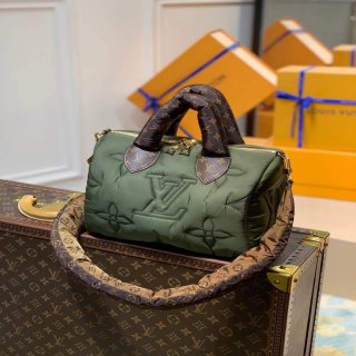 LV M59009 Louis Vuitton Speedy Bandouliere 25 Bag M59008 Khaki Green