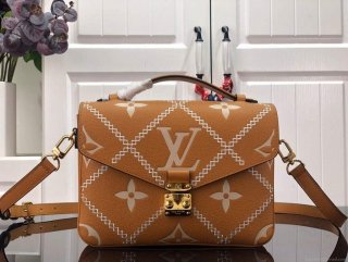 Louis Vuitton M46018 LV M46028 Pochette Metis Monogram Arizona Brown