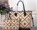 Louis Vuitton M46039 LV M46040 Neverfull MM Beige