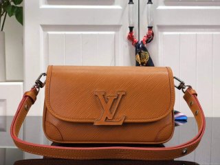 LV M59459 Louis Vuitton Buci Crossbody Bag M59460 Gold Miel Brown