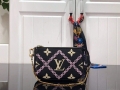 LV M81140 Louis Vuitton Mini Pochette Accessoires Bag Black