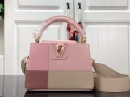 LV M59268 Louis Vuitton Capucines Mini Handbag M59269 Rose