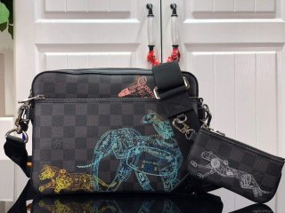 LV N58040 Louis Vuitton Trio Messenger Bag Black