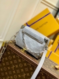 LV M59726 Louis Vuitton Mini Soft Trunk Silver