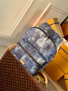 LV N50060 Louis Vuitton Discovery Backpack Ocean Blue