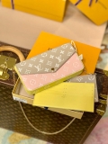 LV M81359 Louis Vuitton Felicie Pochette Bag Pink