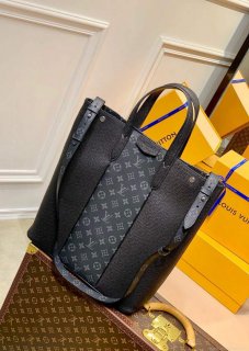 LV M30431 Louis Vuitton Split Tote Eclipse Black