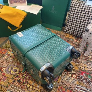 Goyard BOURG2PMLTY01CL03P Bourget PM Trolley Case G99013 Green