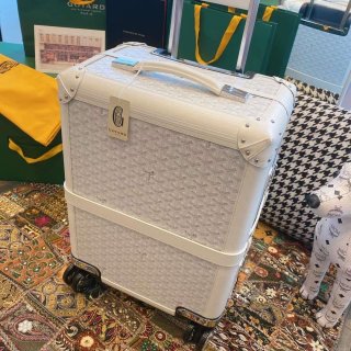 Goyard BOURG2PMLTY01CL03P Bourget PM Trolley Case G99015 White