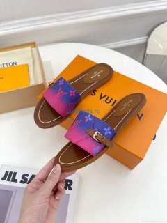 LV 1AAC3Y Louis Vuitton Lock It Flat Mules L99040