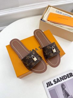 LV 1AAC3Y Louis Vuitton Lock It Flat Mules L99043