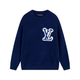 LV 1AATYF Men’s Women’s Lvse Embossed Crewneck Sweater L55740