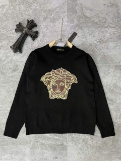 Versace 1007981 Men’s Clothing Medusa Logo Sweater V77570