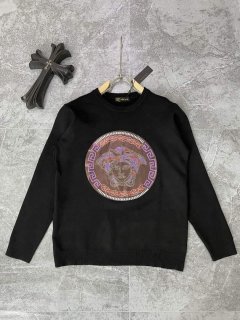 Versace 1007981 Men’s Clothing Medusa Logo Sweater V77572