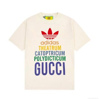 Gucci 616036 Adidas x Gucci Cotton Jersey Men Women’s T-shirt G38683