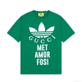 Gucci 616036 Adidas x Gucci Cotton Jersey Men Women’s T-shirt G38684