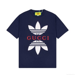 Gucci 616036 Adidas x Gucci Cotton Jersey Men Women’s T-shirt G38687