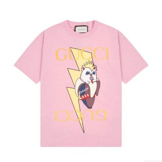 Gucci 457095 Logo print cotton jersey Men Women’s T-shirt G38709