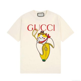 Gucci 457095 Logo print cotton jersey Men Women’s T-shirt G38712